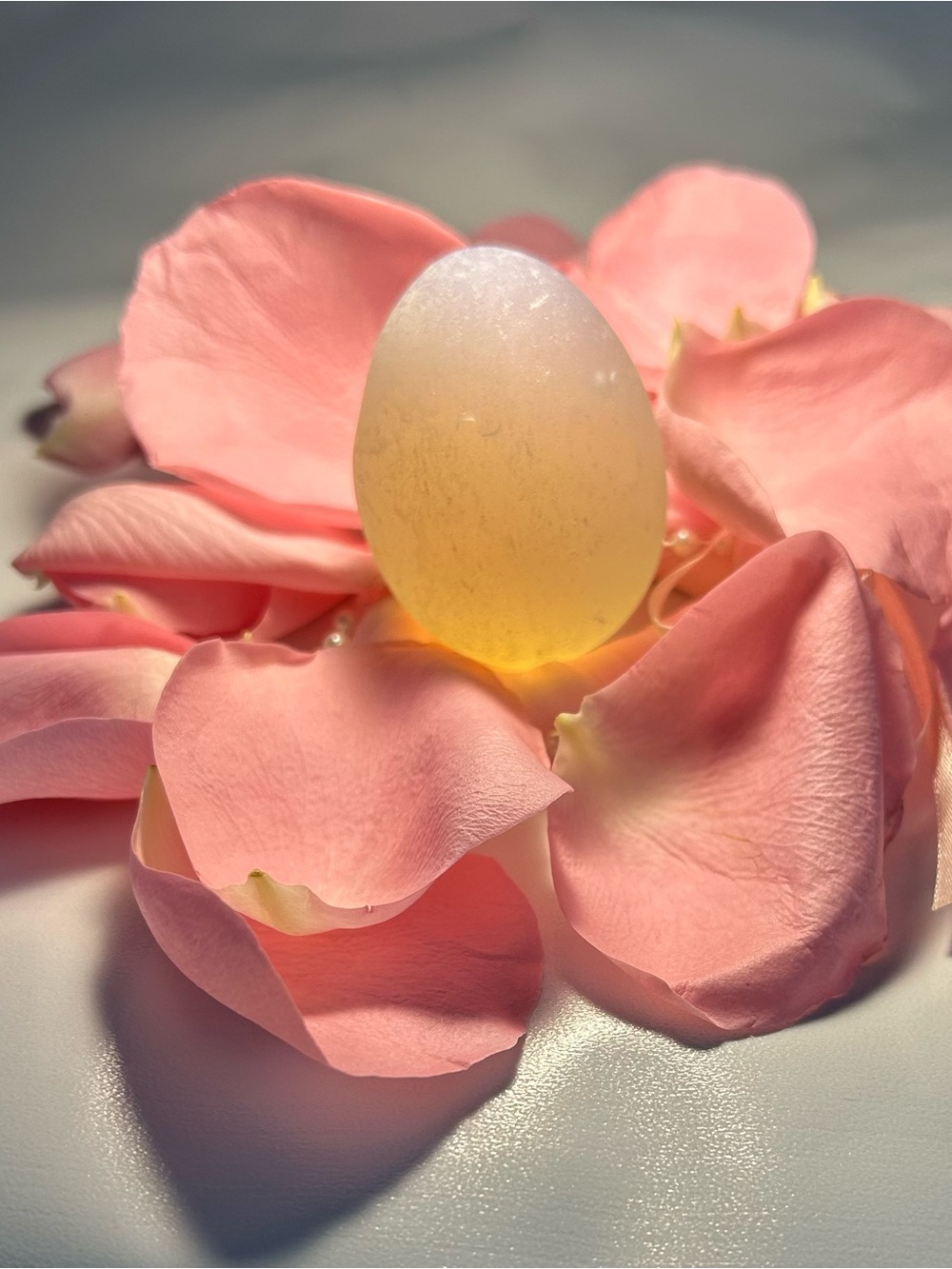 ✨ Luminous Opalite Crystal Egg • Gorgeous Glowy Home Decor